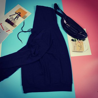 Áo hoodie basic unisex form rộng