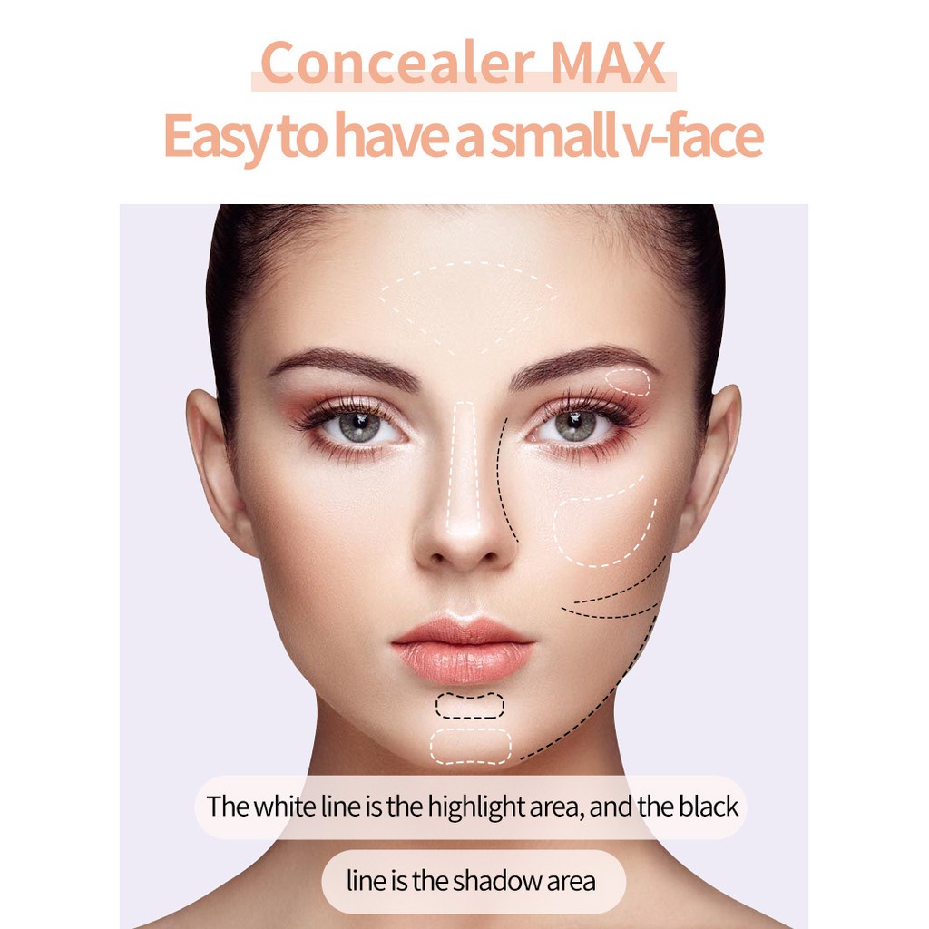 Phấn che khuyết điểm RIPE GIRL hai đầu độ bóng cao trang điểm cho nữ tùy chọn màu sắc