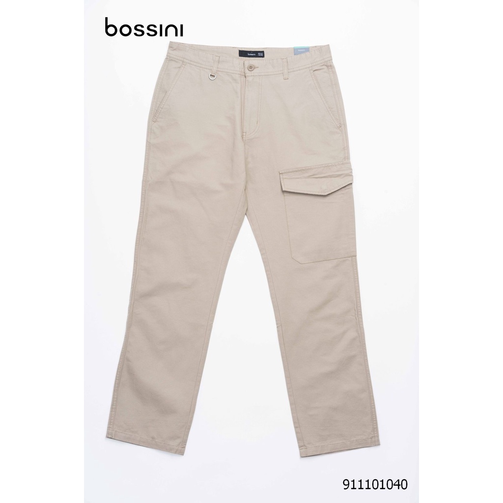 Quần kaki nam dài có túi hộp form Loose Fit Bossini 911101040