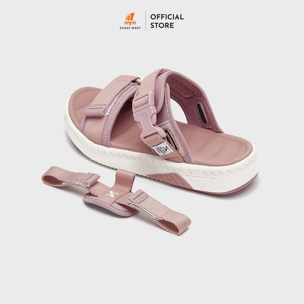 Giày Sandal ZX Nữ The Bubble D 2714 Pink White 2 quai phối khóa tháo quai hậu đế công nghệ Phylon EVA