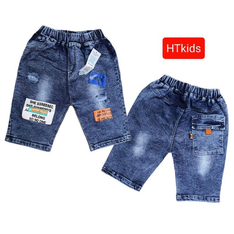 Quần Jean Lửng Bé Trai 30-35kg Chất Đẹp #4650