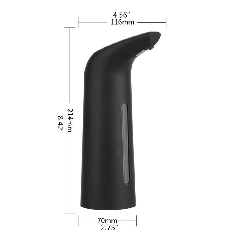 Set 4 Bình Đựng Xà Phòng Lỏng Chạy Điện 400ml 5cm 0.26s Tiện Dụng Cho Phòng Tắm / Nhà Bếp
