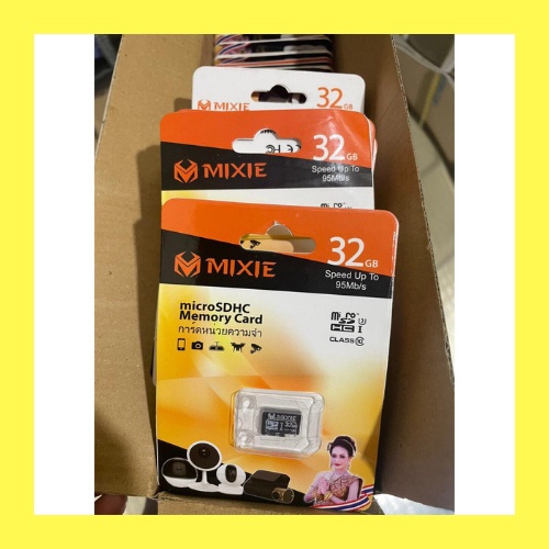 Thẻ micro sd thẻ nhớ Mixie 32GB U3 micro TF tốc độ cao 95Mb/s giá tốt ổn định cho camera điện thoại camera hành trình