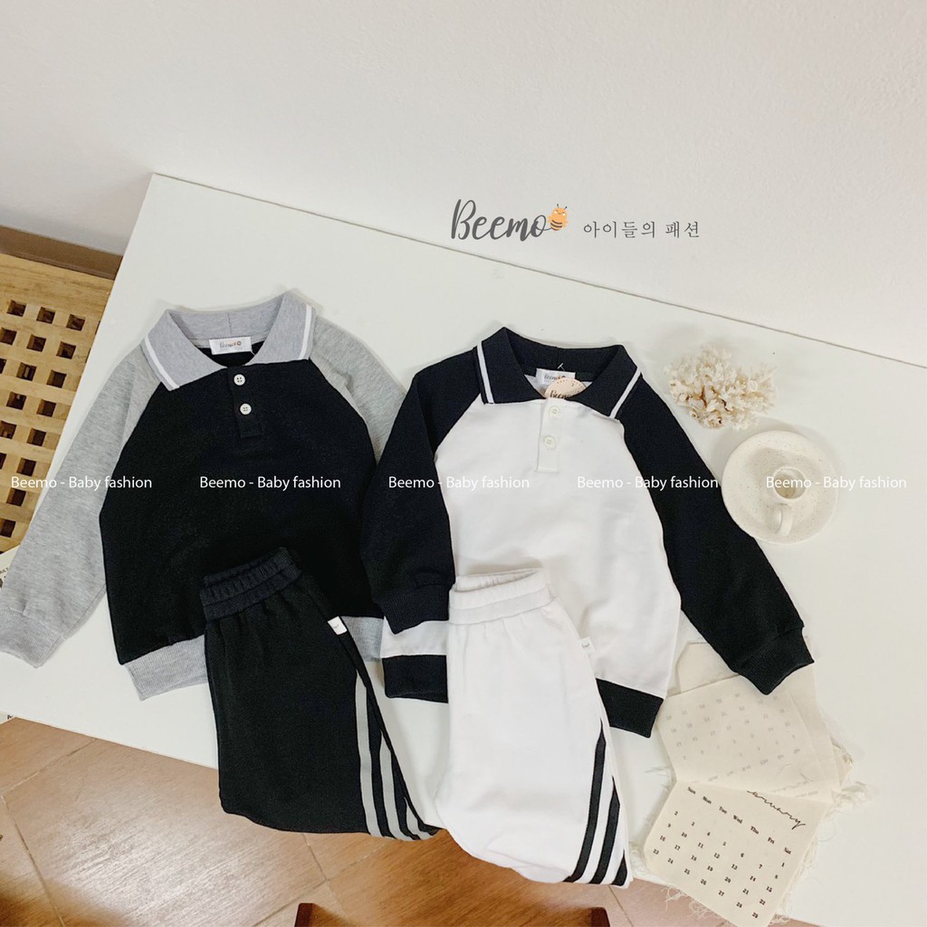 🔥🔥🔥 BỘ POLO THỂ THAO CHO BÉ TRAI BÉ GÁI - Thu đông 2020