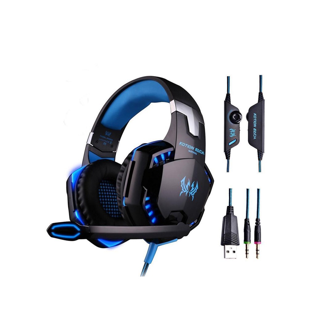 [HÀNG CHÍNH HÃNG] Tai Nghe Gaming Kotion Each G2000 7.1 Suround | BigBuy360 - bigbuy360.vn