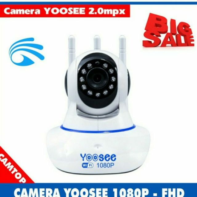 Camera IP Yoosee 3 râu 2.0 mpx 1080P siêu nét