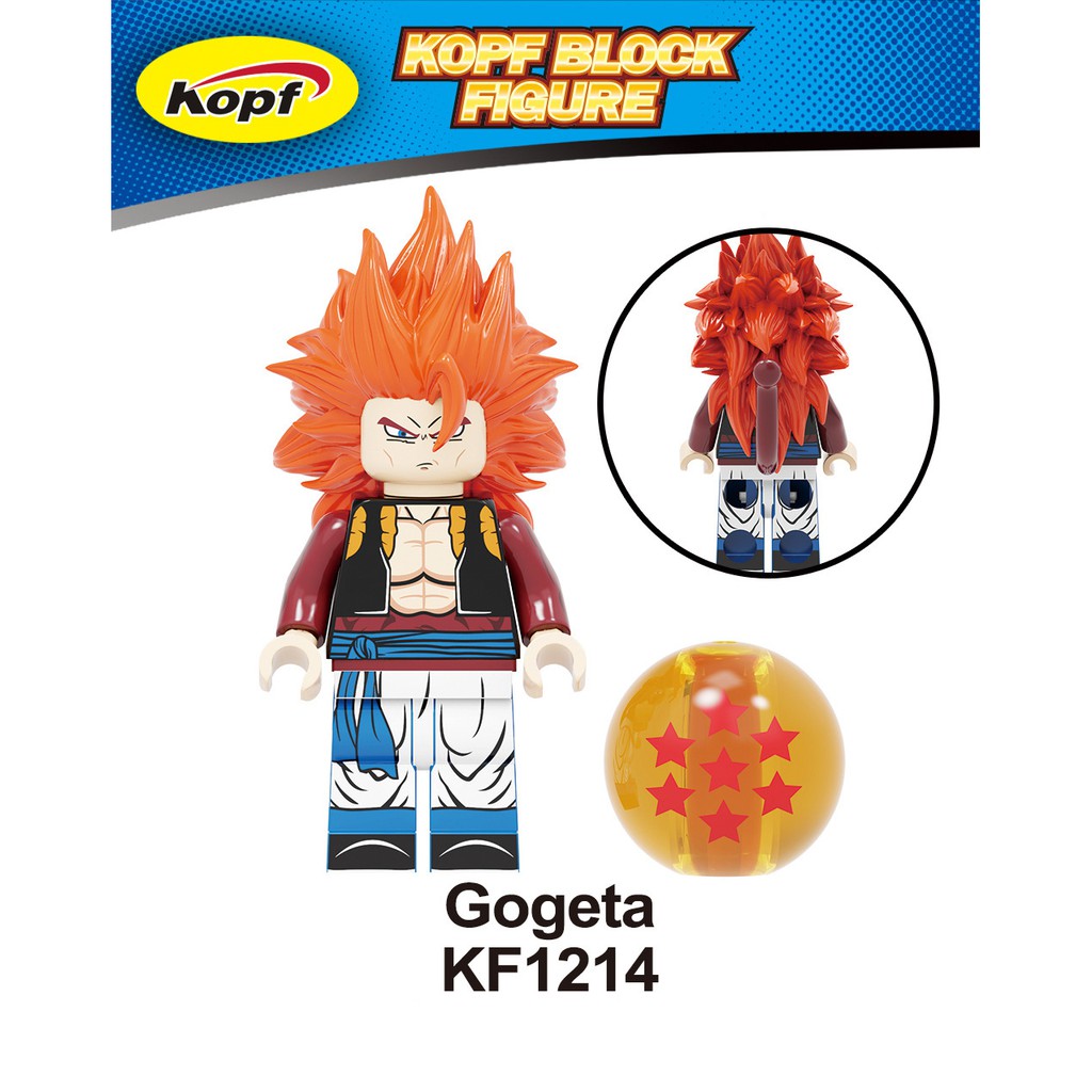 Minifigures Các Mẫu Nhân Vật 7 Viên Ngọc Rồng Dragon Ball Goku Mẫu Mới Ra Siêu Đẹp KF6098