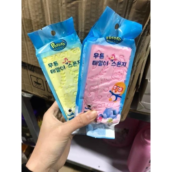 Bông xốp tắm kì ghét tiện lợi - labi kid