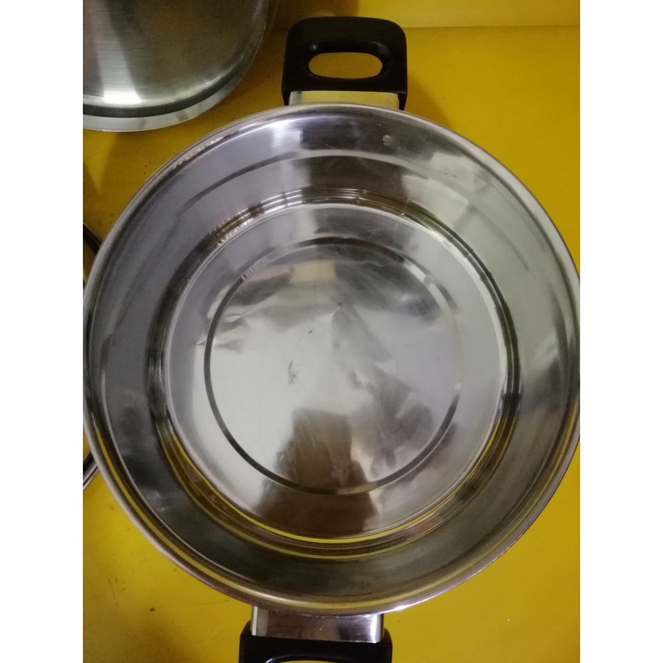 Nồi hấp inox nội địa Nhật, size 27cm, cao 18cm (mã 674KT), Không dùng từ
