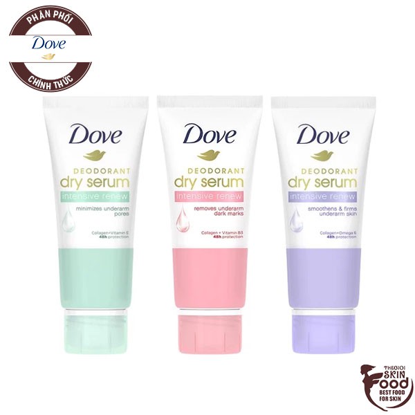 [Mã COS2704 giảm 8% đơn 250K] Kem Khử Mùi Tinh Chất Serum Sáng Mịn Dove Deodorant Dry Serum Collagen 50ml | BigBuy360 - bigbuy360.vn