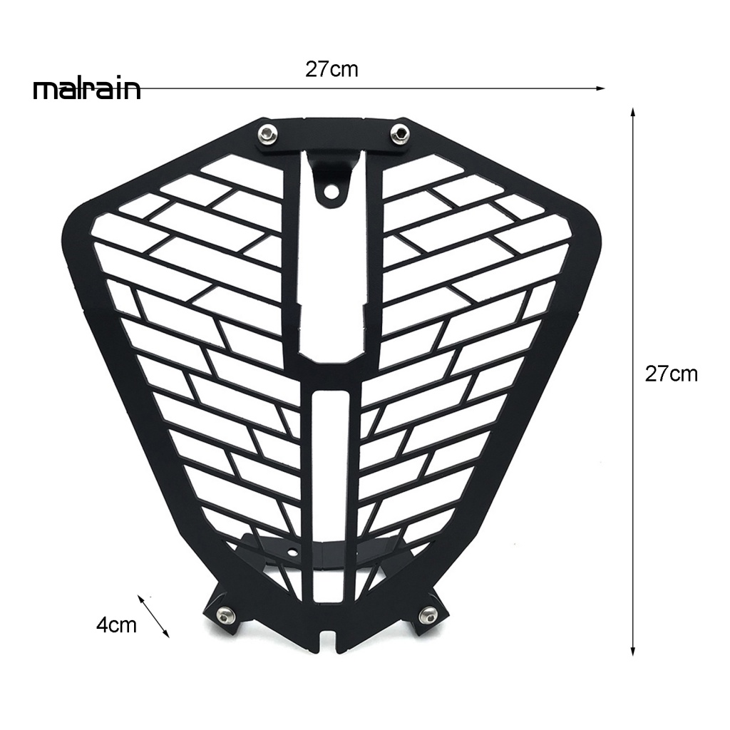 1 Bộ Ốp Bảo Vệ Đèn Pha Xe Máy Thiết Kế Lưới