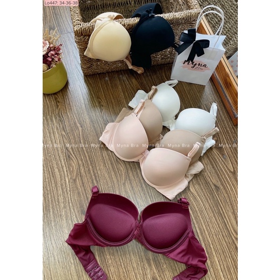 Áo lót nâng ngực có gọng đệm dày 5cm, đệm dày mềm hàng Nhật cao cấp: Lo447