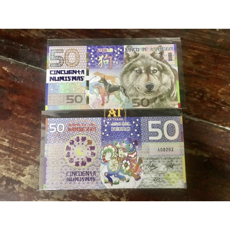 Tiền lưu niệm 12 con giáp Kamberra tiền sưu tầm lì xì quà tặng may mắn