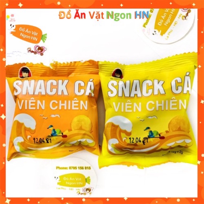 SNACK CÁ VIÊN CHIÊN-1 bịch 60 gói