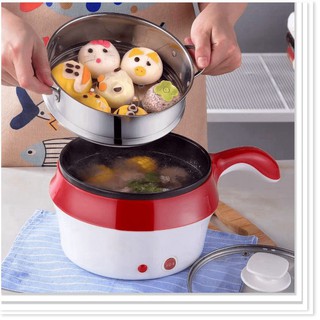 Nồi Lẩu Hấp Mini 2 Tầng Đa Năng 18CM 2 IN 1