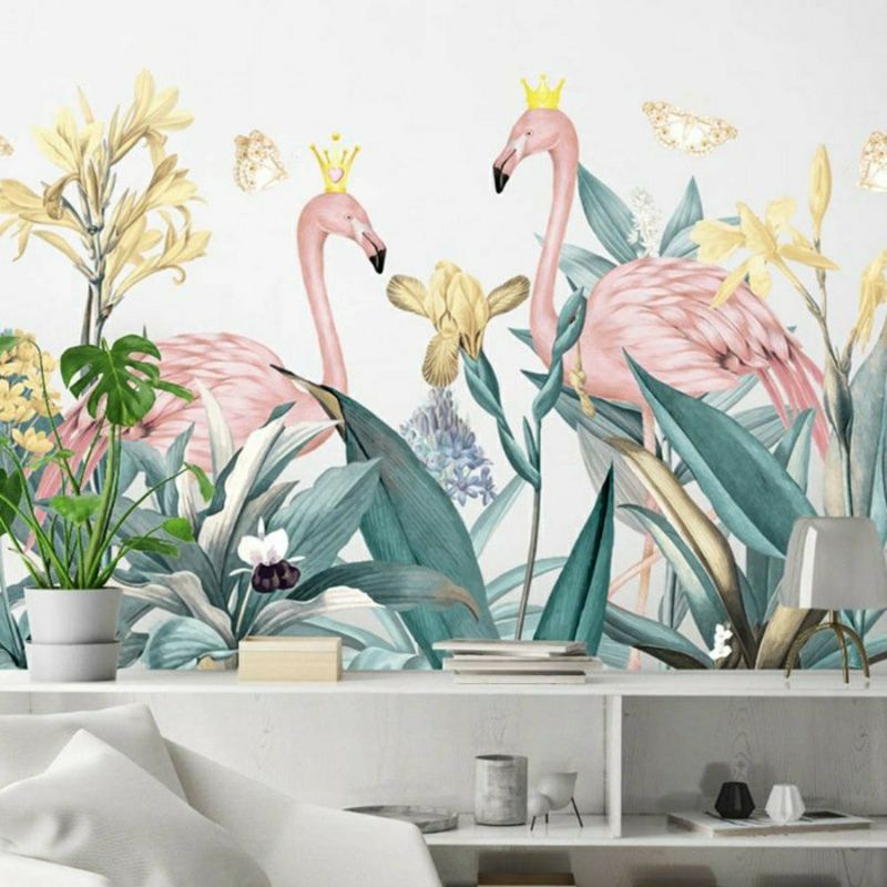 giấy dán tường 3d hình con chim