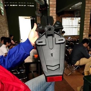 [Rẻ nhất shopee] Dè sau Exciter 150, Y15ZR, Mx king kiểu Malaysia có mắt mèo phản quang