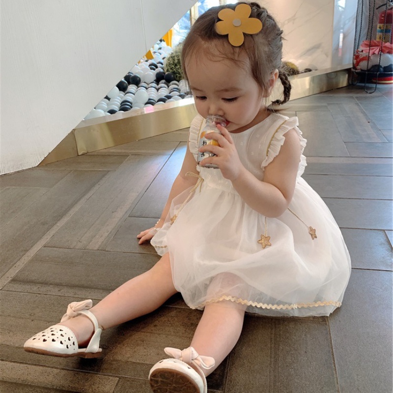 Váy đầm công chúa bé gái hàn quốc cộc tay cho bé gái