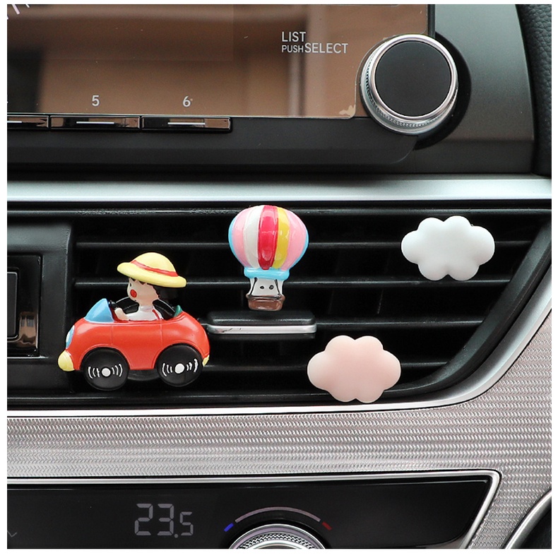 Kẹp Khuếch Tán Nước Hoa Gắn Điều Hòa Xe Hơi Hình Shinchan Maruko Dễ Thương