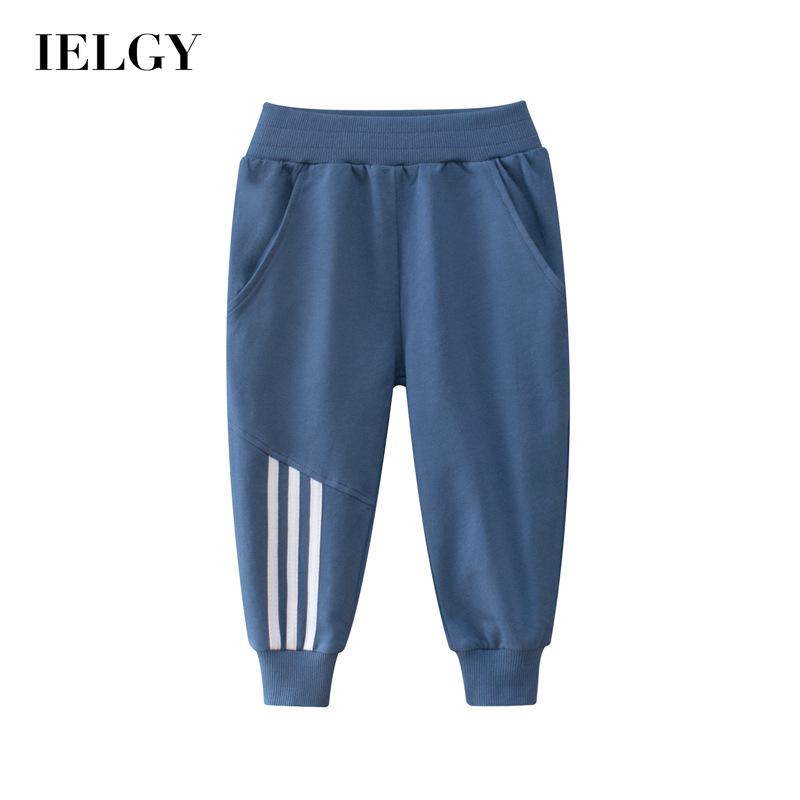 Quần thể thao IELGY thời trang hàn quốc cho bé trai có túi viền sọc