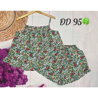 Đồ bộ đùi lanh mặc mát
