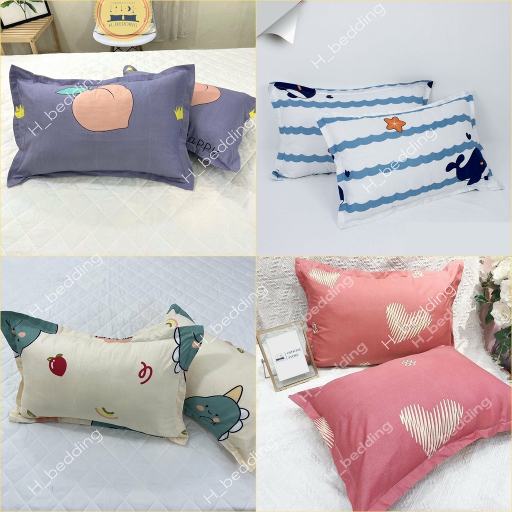 Vỏ Gối Đầu Cotton Poly 45X65 Nhiều Màu Sắc, Được Chọn Mẫu