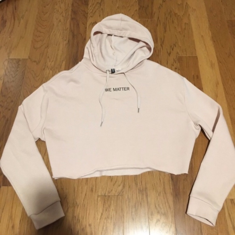 ÁO HOODIE CROPTOP H&M