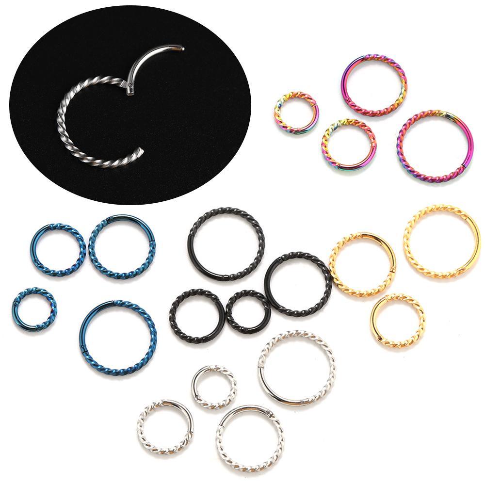 Khuyên Tai / Mũi / Môi Dạng Vòng Xoắn Thời Trang