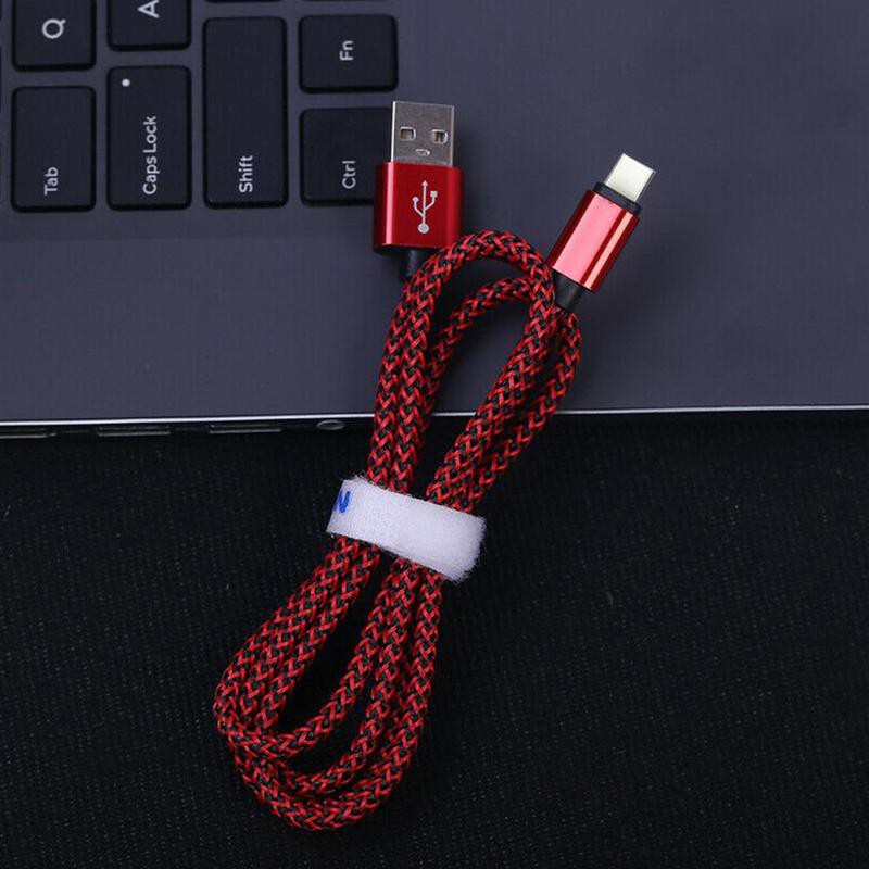 European and American high quality USB2.4A nylon braided charging cable