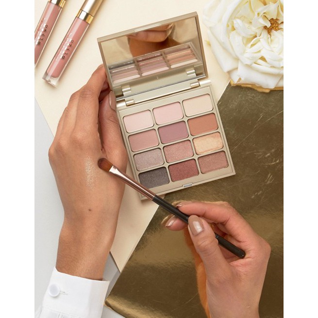 Stila- Bảng Phấn Mắt- Matte 'N Metal Eyeshadow Palette 12g