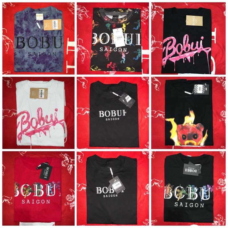 Áo thun BOBUI  / áo thun bobui nhiều mẫu  form oversize tay lỡ