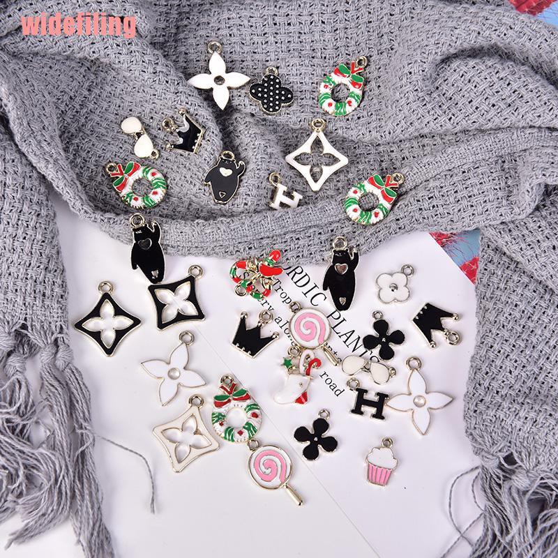 Bộ 30 Mặt Dây Chuyền Tráng Men Nhiều Kiểu Dáng