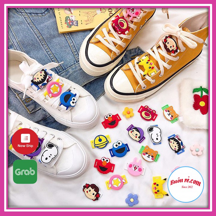 Sticker kẹp trang trí dây giày nhiều hình cute siêu cấp – 01099 – Buôn Rẻ