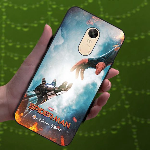 Ốp điện thoại TPU dẻo họa tiết bàn tay Spiderman độc đáo cho XIAOMI REDMI NOTE 4A 5 6 7 6A 5A 3 3S 4 4X PRIME PLUS PRO