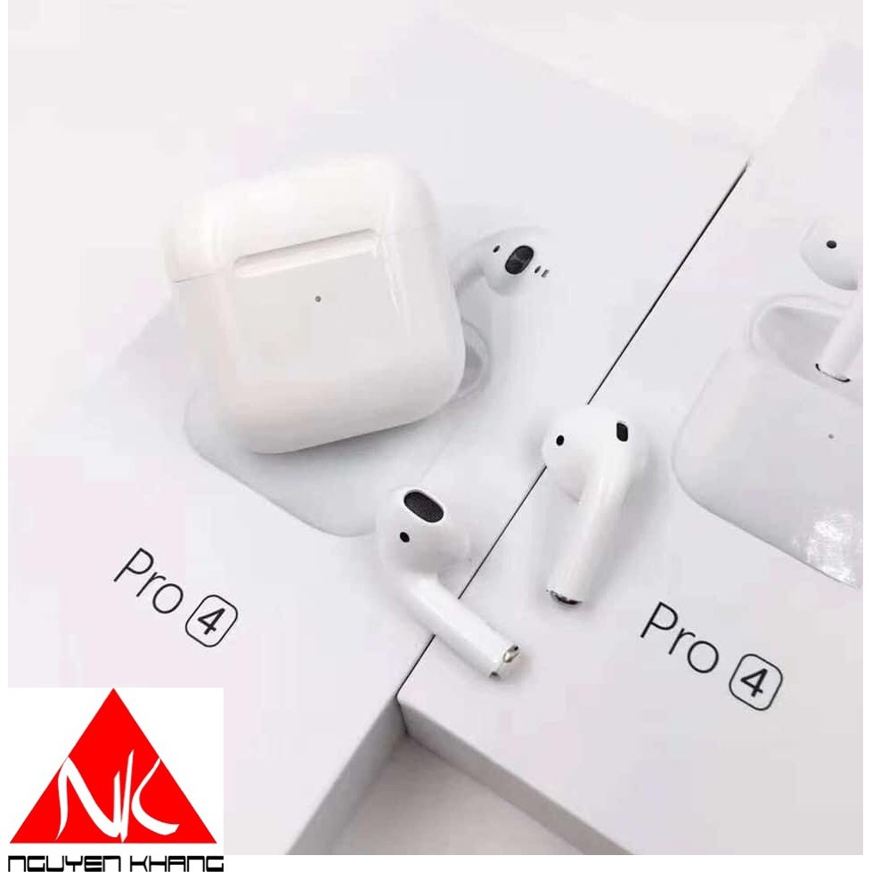 Tai nghe Blutooth 5.0 Airpod Pro 4 Phiên Bản Nâng Cấp Giới hạn Bh 6 tháng 1 đổi 1 | BigBuy360 - bigbuy360.vn