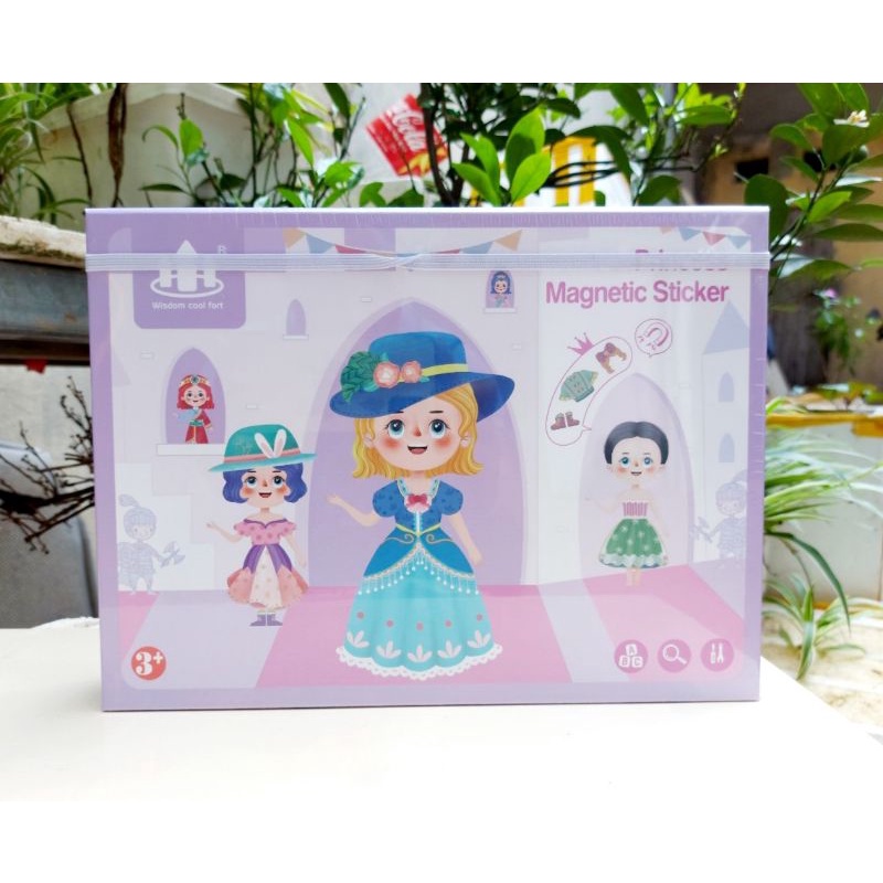 Đồ chơi ghép hình thiết kế thời trang bằng gỗ và nam châm mẫu mới 2022