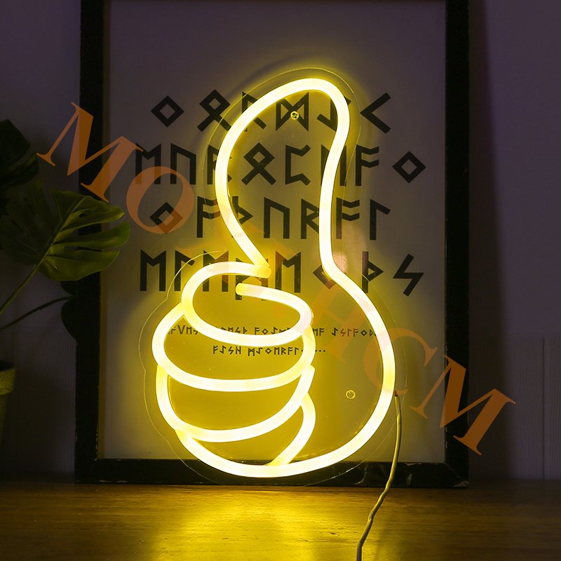 [SIZE CỰC LỚN TẶNG MÓC TREO+ĐẦU CẮM SẴN] Đèn LED Neon thiết kế trang trí decor nhiều mẫu trên nền mica hình CUTE MOXI.