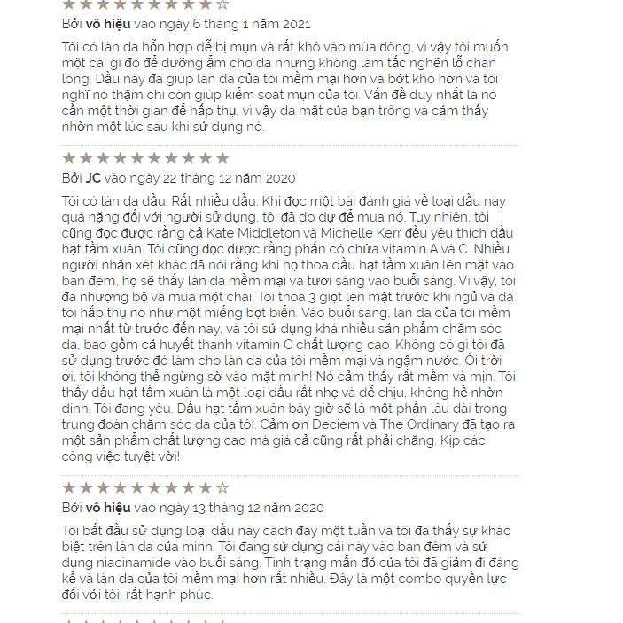 [BILL CANADA] Tinh dầu The Ordinary 100% Organic Cold-Pressed Rose Hip Seed Oil | BigBuy360 - bigbuy360.vn