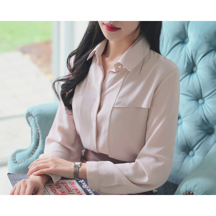 Áo sơ mi tay dài thời trang Quyên AA239-1984005