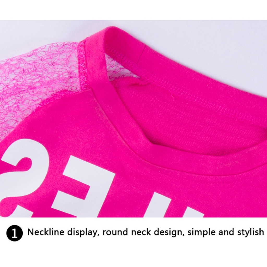 Set đồ biểu diễn gồm áo tay dài và chân váy thời trang cho bé gái