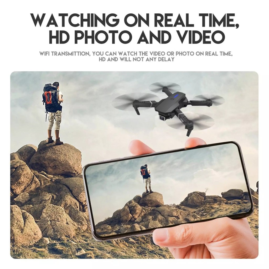 [ TẶNG KÈM BALO ] Flycam E525 PRO Camera 4K , flycam giá rẻ, máy bay không người lái quay phim, chụp ảnh