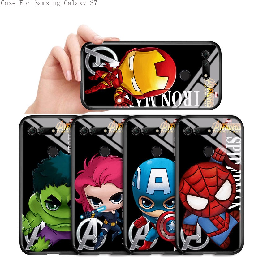 Samsung Galaxy S22 S8 S7 Edge Plus S8+ Ultra S22+ 5G Cho Ốp lưng điện thoại In Hình Cartoon Anime hero