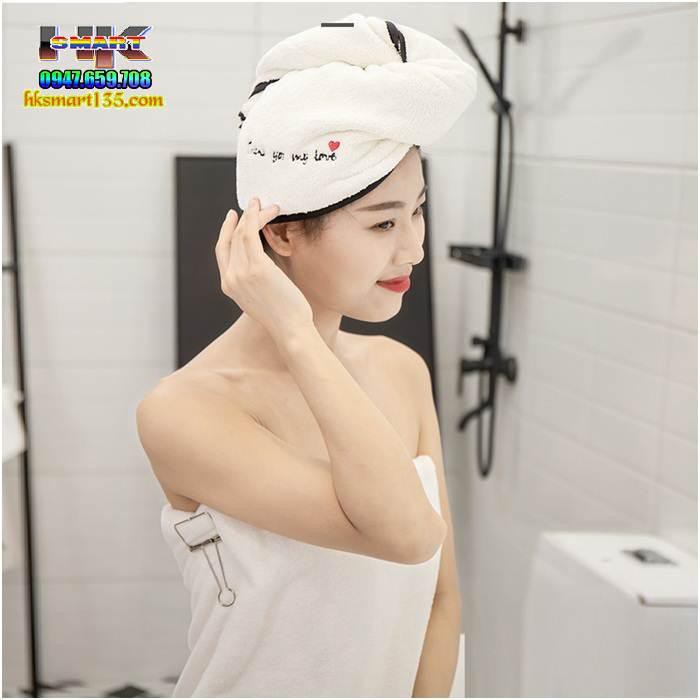 combo 5 khăn quấn tóc siêu kute cho nữ