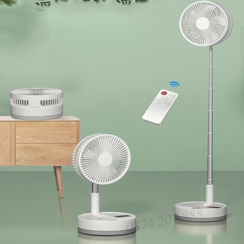 Quạt tích điện để bàn TN134 loại 5 cánh loại Hịn nhất tặng điều khiển siêu nhỏ gọn dễ dang mang đi | BigBuy360 - bigbuy360.vn