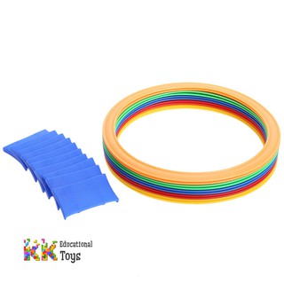 Giáo cụ dạy học: Bộ vòng tròn nhảy đa năng - đồ chơi vận động - KKstore