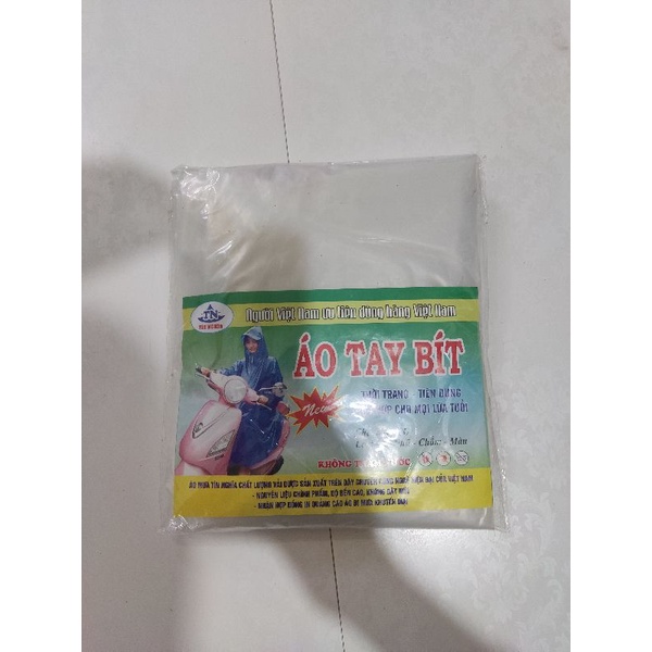 áo mưa tay bít siêu trong