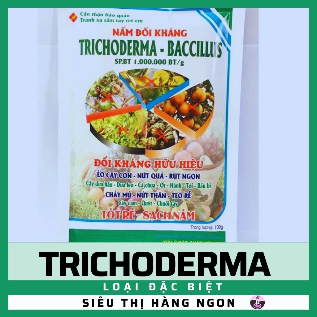 Men ủ phân vi sinh Trichoderma 100g - Loại đặc biệt, nấm đối kháng, ủ rác, hạn chế vàng lá, nấm bệnh, cải tạo đất