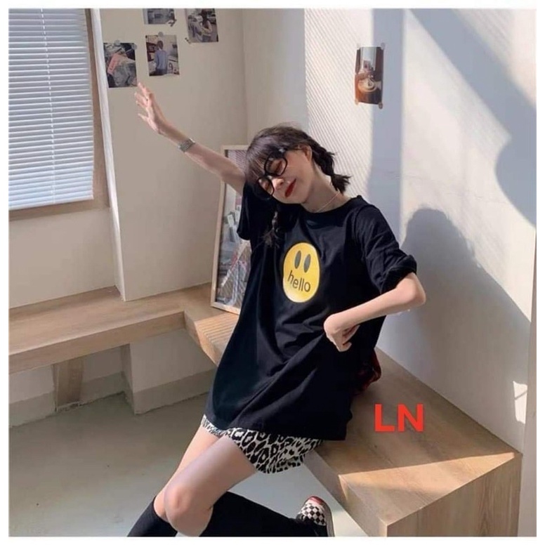 Áo phông mặt vàng Hello TH6