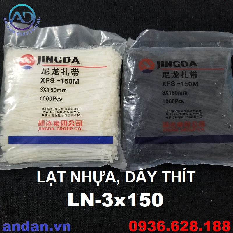 Lạt nhựa, Dây thít nhựa, Dây rút nhựa 3x100 3x150 4x200 5x250, 100mm 150mm 200mm 250mm