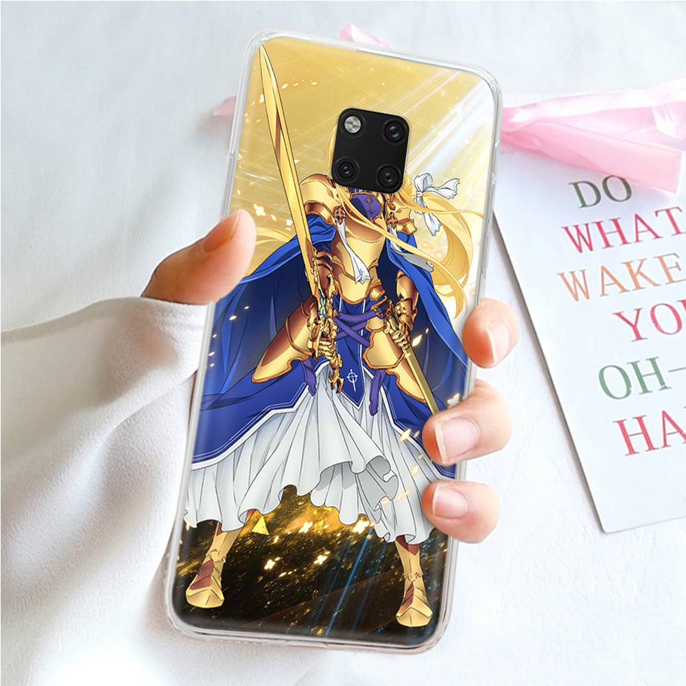 Ốp Điện Thoại Trong Suốt Họa Tiết Sword Art Online Ty133 Cho Iphone 11 12 Mini X Xs Xr Pro Max